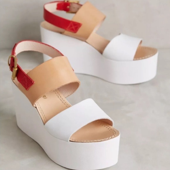 Anthropologie Shoes - PAOLA FERRI ALBA MODA GELATO WEDGES